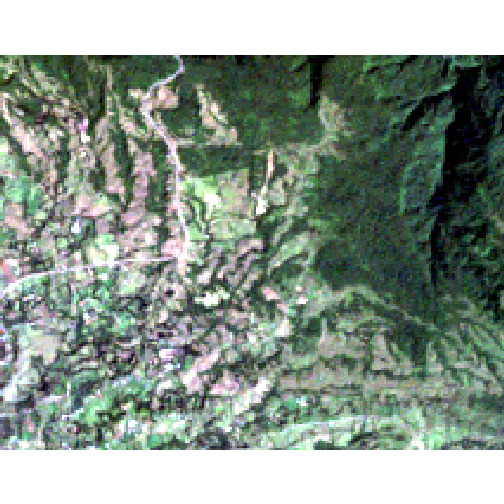 1986 Landsat 5 image from Volcan Barva 1986 Landsat 5 image from Volcan Barva